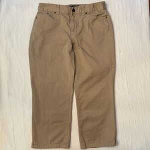 Lauren Ralph Lauren Tan Capris Women Size 2